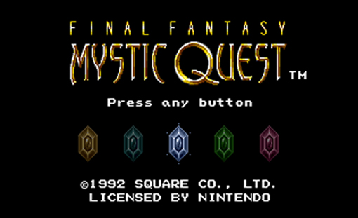 Mystic Quest Title Screen